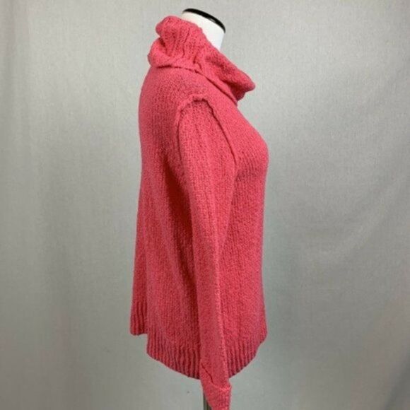 Caslon Lightweight Knit Cowl Neck Sweater Pink - Picture 5 of 7